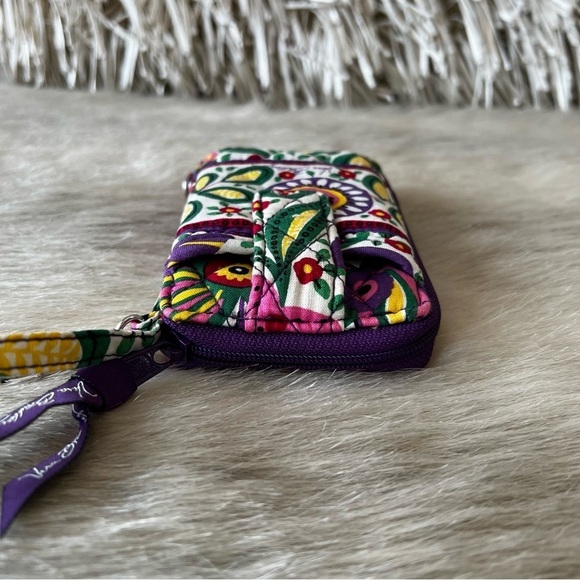 VERA BRADLEY Viva La Vera 2011 Smartphone Wristlet Purple Green Lipstick Case - Picture 8 of 11